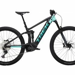 VTT Électrique Tout-Suspendu Trek Rail 5 Shimano Deore 12V 625 Wh 29 » Noir Mat / Vert Miami 2022