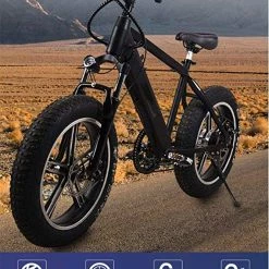 RDJM VTT Electrique, Adultes Montagne Vélo électrique, Avec 250W Moteur 20 Pouces 4.0 -Vélo électrique Homme Soldes RDJM VTT Electrique Adultes Montagne Velo electrique avec 250W Moteur 20 Pouces 4.0 VAE ACHATVELOS 3