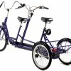 TANDEM TRICYCLE ÉLECTRIQUE AVEC ENFANT DEVANT