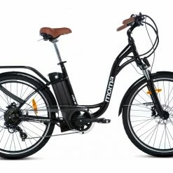 VÉLO DE VILLE ÉLECTRIQUE, MOMABIKES, E-BIKE-28.2 , SHIMANO 7V, FREINS A DISQUE HYDRAULIQUE BATTERIE 36V 16AH