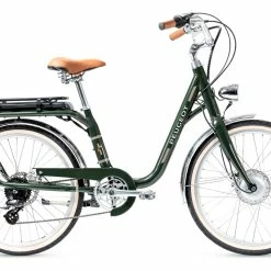 VÉLO DE VILLE ÉLECTRIQUE PEUGEOT ELC01 E-LEGEND SHIMANO TOURNEY/ALTUS 8V 400 WH 26 » VERT 2022