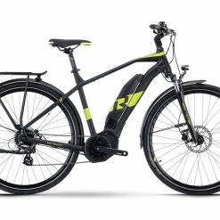VTC ÉLECTRIQUE R RAYMON TOURRAY E 1.0 SHIMANO ALTUS 8V 400 WH 700 MM NOIR VERT LIME 2022