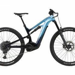 VTT Électrique Tout-Suspendu Cannondale Moterra Neo Carbon 2 Sram GX/NX Eagle 12V 625 Wh 29 » Bleu Alpine