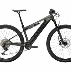 VTT Electrique Tout-Suspendu Trek E-Caliber 9.6 29 » Shimano Deore 12V Satin Lithium Grey/Trek Black 2021