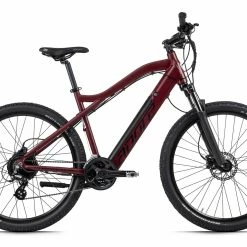 VTT Semi Rigide électrique 27,5 » Adore Enforce Rouge 250 Watt Li-Ion 36V/14 Ah/504 24 Vitesses