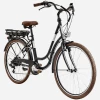 Vélo De Ville électrique Adulte E-City 50 NOIR