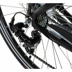 Vélo électrique Aluminium 28 » Optima Deluxe Noir 250W Li-Ion 36V/13 Ah/468 Wh 7 Vitesses -Vélo électrique Homme Soldes Velo electrique Aluminium 28 Optima Deluxe Noir 250W Li Ion 36V 13 Ah 468 Wh 7 vitesses ACHATVELOS 003